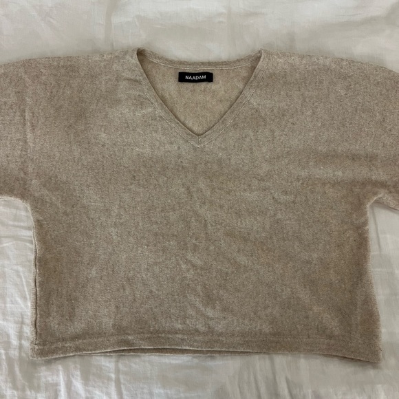 naadam short cashmere sweater - Picture 4 of 4